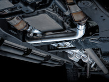 Load image into Gallery viewer, AWE Tuning 3015-42203 FITS 4th Gen GM 1500 6.2L 0FG Catback Split Rear Exit (w/ Bumper Cutouts) - Quad Chrome Tips