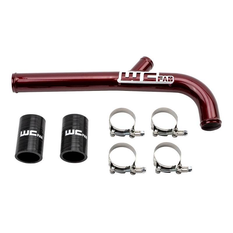 Wehrli WCF100867-BR FITS 13-15 Dodge Cummins 6.7L w/Dual Radiator Upper Coolant PipeBengal Red