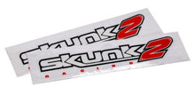 Load image into Gallery viewer, Skunk2 Racing 837-99-1012 -  -Skunk2 12in. Decal (Set of 2)