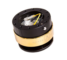 Load image into Gallery viewer, NRG SRK-200BK-CG - Quick Release Gen 2.0 Black Body / Chrome Gold Ring