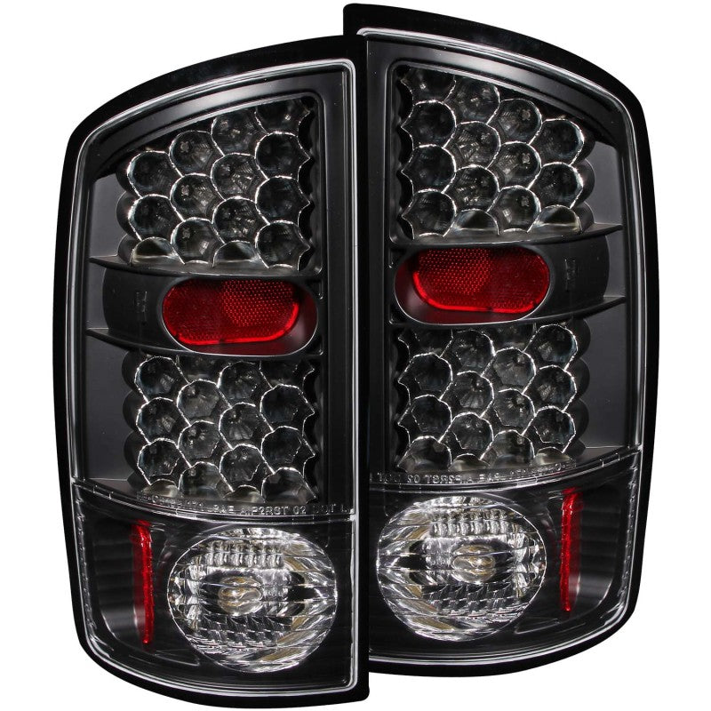 ANZO - [product_sku] - ANZO 2002-2005 Dodge Ram 1500 LED Taillights Black - Fastmodz