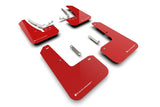 Rally Armor MF80-UR-RD/WH FITS: 2022 MK8 Volkswagen Golf GTI/R Red UR Mud Flap w/ White Logo