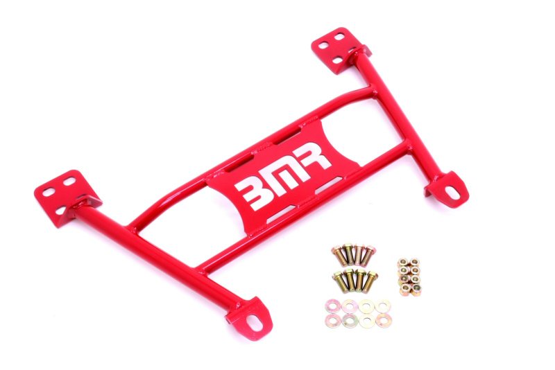 BMR Suspension CB004R - BMR 05-14 S197 Mustang Radiator Support Chassis Brace Red