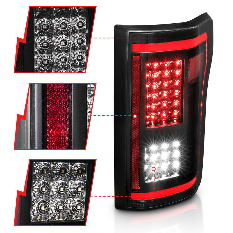 ANZO 311294 -  FITS: 15-17 Ford F-150 LED Taillights Smoke