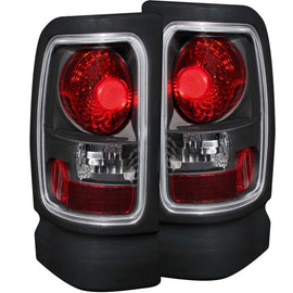 ANZO 211048 FITS 211048 FITS: 1994-2001 Dodge Ram Taillights Black