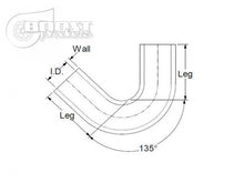Load image into Gallery viewer, BOOST Products Silicone Elbow 135 Degrees, 1- 1/4&quot; ID, Black