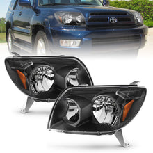 Load image into Gallery viewer, ANZO - [product_sku] - ANZO 2003-2005 Toyota 4Runner Crystal Headlights Black - Fastmodz