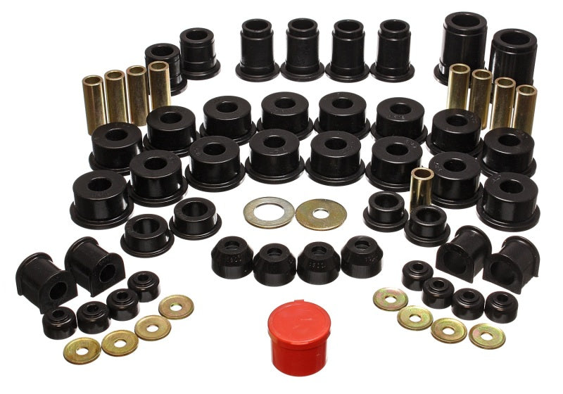 Energy Suspension 8.18103G - 90-95 Toyota 4 Runner 2WD/4WD Black Hyper-Flex Master Bushing Set