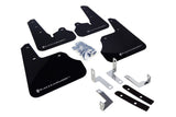 Rally Armor MF22-UR-BLK/SIL FITS: 12+ Subaru Impreza 5dr Hatch/4dr Sedan UR Black Mud Flap w/ Silver Logo