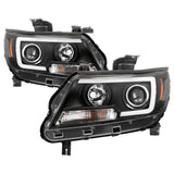 SPYDER 5085283 - Spyder 15-17 Chevy Colorado Projector HeadlightsLight Bar LEDBlack (PRO-YD-CCO15-LBDRL-BK)
