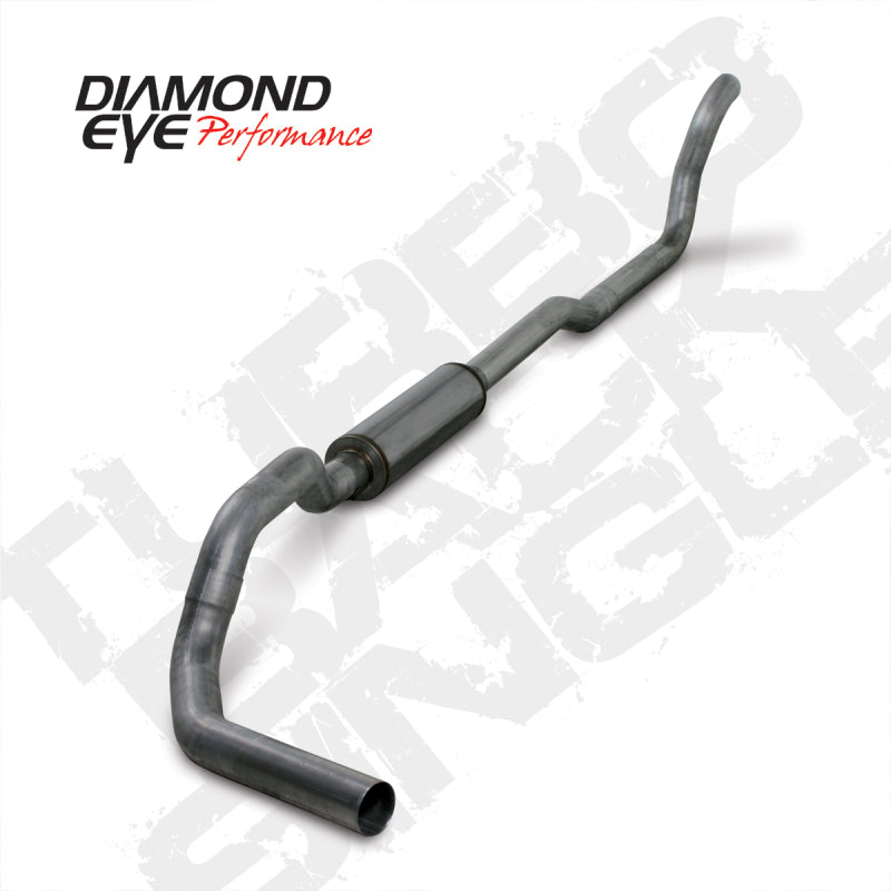 Diamond Eye Performance K4209S-RP -  -Diamond Eye KIT 4in TB MRP SGL SS DDG2X4 89-93 Dodge 5.9L Cummins 2500/3500