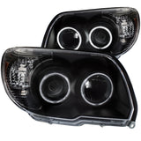 ANZO 111320 FITS: 2006-2009 Toyota 4Runner Projector Headlights w/ Halo Black
