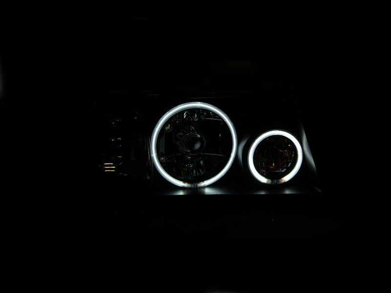 ANZO - [product_sku] - ANZO 2001-2011 Ford Ranger Projector Headlights w/ Halo Black (CCFL) 1 pc - Fastmodz
