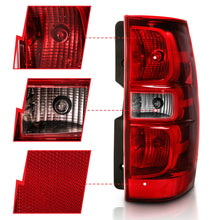 Load image into Gallery viewer, ANZO 311304 FITS 2007-2014 Chevy Tahoe Taillight Red/Clear Lens (OE Replacement)