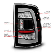 Load image into Gallery viewer, ANZO 311469 FITS 09-18 Dodge Ram 1500 Sequential LED Taillights Black