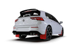 Rally Armor MF80-UR-BLK/WH FITS: 2022 MK8 Volkswagen Golf GTI/R Black UR Mud Flap w/ White Logo
