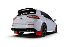 Rally Armor MF80-UR-BLK/RD FITS: 2022 MK8 Volkswagen Golf GTI/R Black UR Mud Flap w/ Red Logo