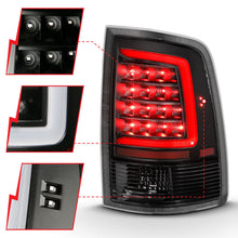 Load image into Gallery viewer, ANZO 311318 FITS: 2009-2018 Dodge Ram 1500 LED Taillight Plank Style Black w/Clear Lens