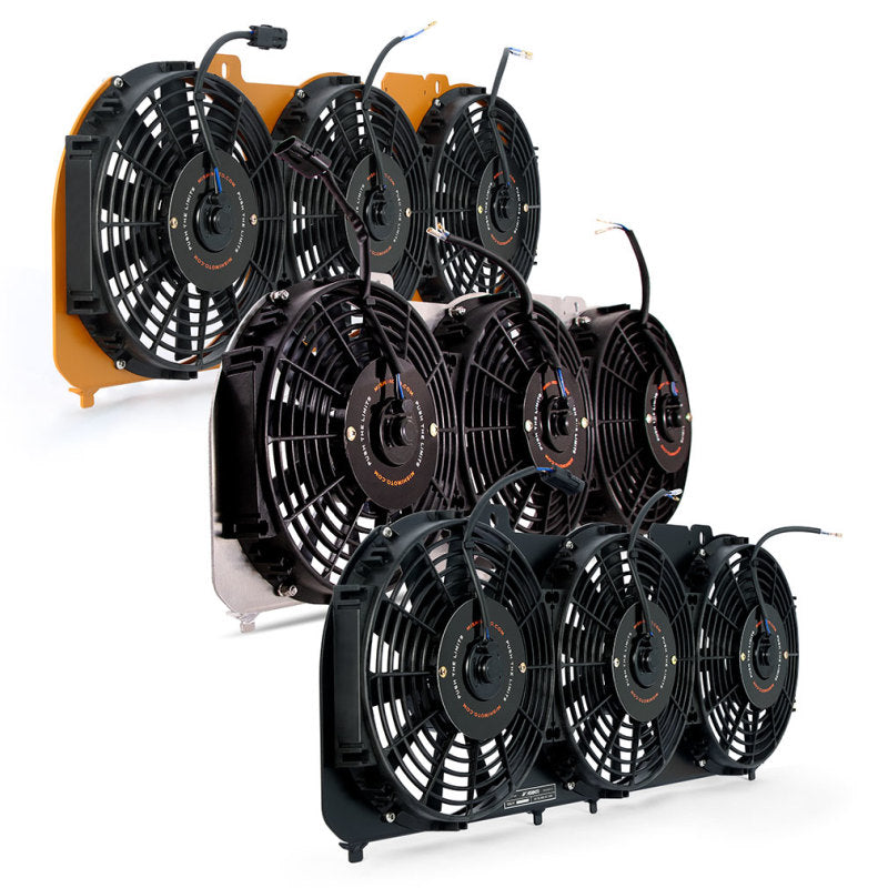 Mishimoto MMFS-XJ-89K FITS 89-01 Jeep Cherokee XJ 4.0L Performance Aluminum Fan Shroud w/ Controller