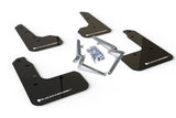 Rally Armor MF51-UR-BLK/WH FITS: 17-19 Honda Civic Sport Touring UR Black Mud Flap w/ White Logo