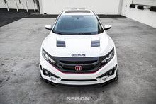 Load image into Gallery viewer, Seibon HD16HDCV-TS FITS 2016-2018 Honda Civic Coupe/Sedan/Hatchback TS-Style Carbon Fiber Hood