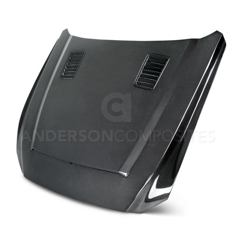 Anderson Composites AC-HD15FDMU-SN-DS FITS 15-17 Ford Mustang (Excl. GT350/GT350R) Super Snake Double Sided Hood