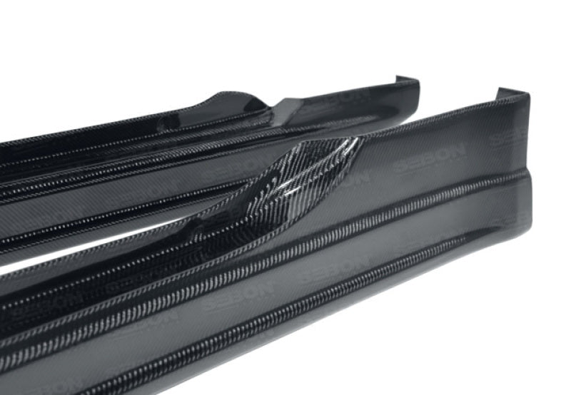 Seibon SS0205NS350-CW FITS 02-08 Nissan 350Z CW Carbon Fiber Side Skirts