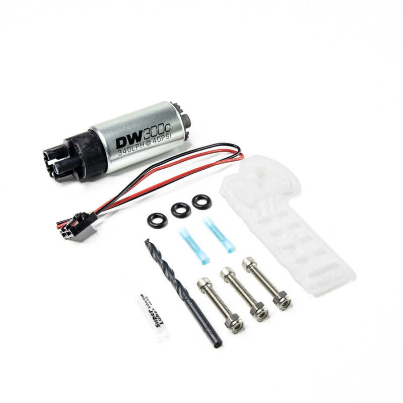 DeatschWerks 9-307-1060 FITS 15-19 Golf R/15-18 1.8/15-18 GTI 340lph Compact Fuel Pump w/o clips w/9-1060 Instl kit