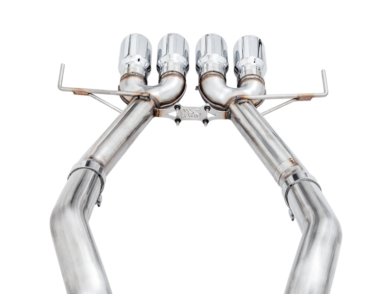 AWE Tuning 3020-42073 FITS 14-19 Chevy Corvette C7 Z06/ZR1 (w/o AFM) Track Edition Axle-Back Exhaust w/Chrome Tips