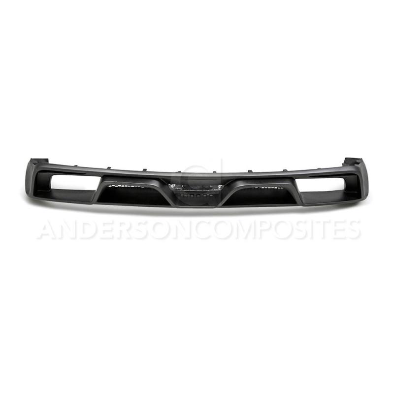 Anderson Composites AC-RL15FDMU-GR-GF FITS 15-16 Ford Mustang R-Style Rear Valance (for Quad Tip Exhaust)