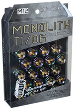 Load image into Gallery viewer, Project Kics WMN01N - 12 x 1.5 Neochrome T1/06 Monolith Lug Nuts 20 Pcs