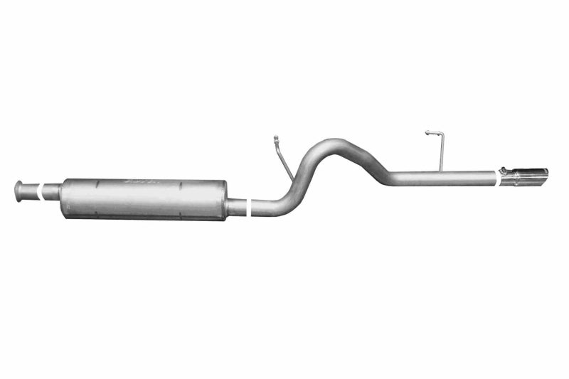 Gibson 08-12 Jeep Liberty Limited 3.7L 2.5in Cat-Back Single Exhaust - Stainless - free shipping - Fastmodz