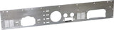 Kentrol 30565 FITS 77-86 Jeep CJ Dash Panel (with radio opening) Brushed Silver
