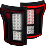 ANZO 311262 FITS 2015-2016 Ford F-150 LED Taillights Red/Clear