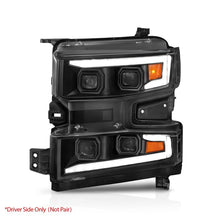 Load image into Gallery viewer, ANZO 111566-L FITS 111566-L FITS 19-22 Chevrolet Silverado 1500 LED Proj HL w/Lgt Bar SwBk Seq. Blk w/In. LightDriver Side ON
