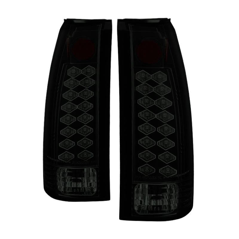 SPYDER 5077981 - Spyder Chevy C/K Series 1500 88-98/GMC Sierra 88-98 LED Tail Lights Blk Smke ALT-YD-CCK88-LED-BSM