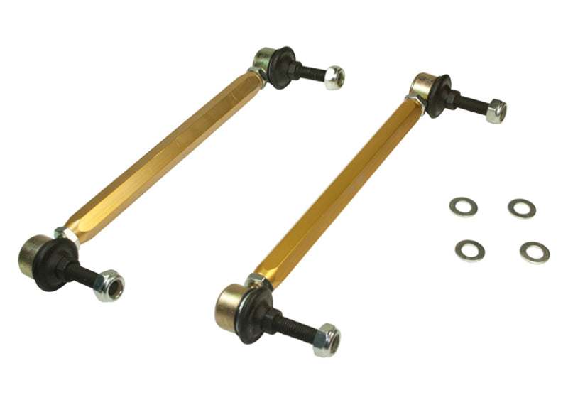 Whiteline KLC140-255 - Universal Swaybar Link Kit-Heavy Duty Adjustable 10mm Ball/Ball Style