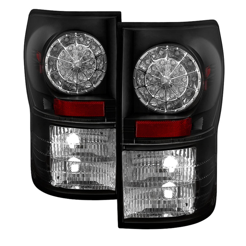 SPYDER 5029584 - Spyder Toyota Tundra 07-13 LED Tail lights Black ALT-YD-TTU07-LED-BK