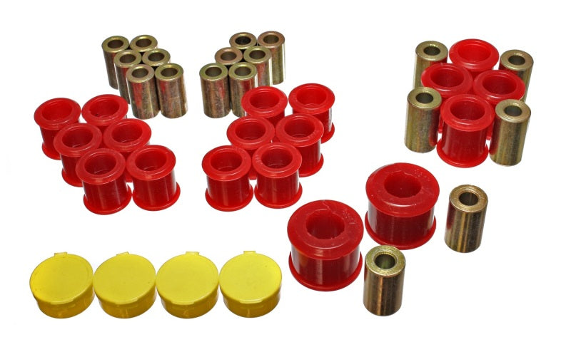 Energy Suspension 7.3116R - 90-96 Nissan 300ZX Red Rear Control Arm Bushing Set