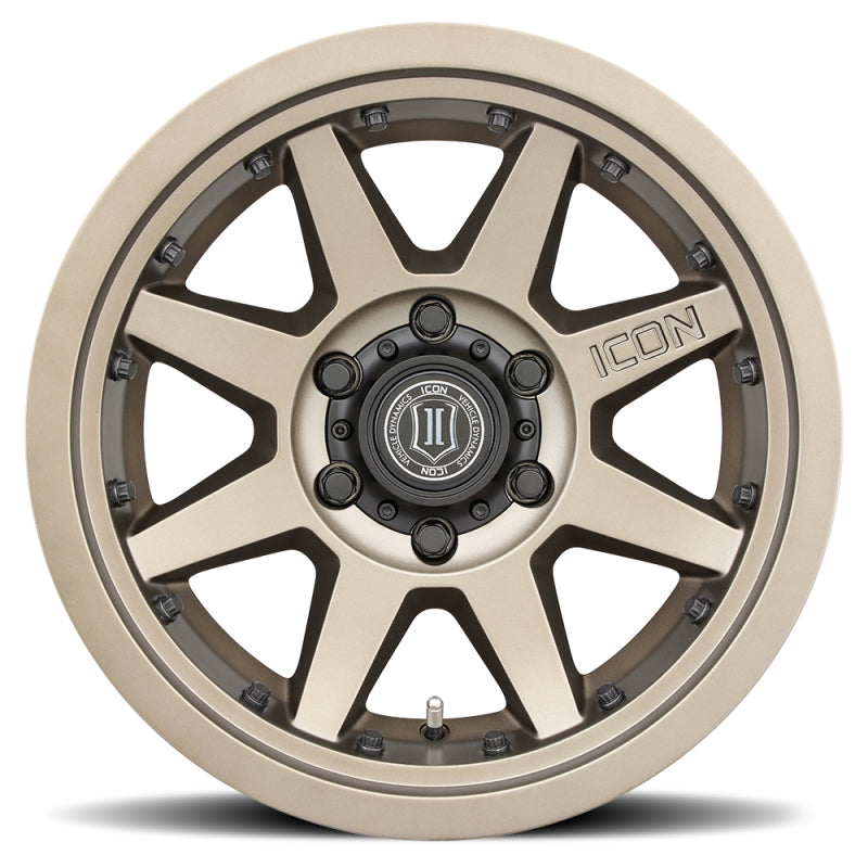 ICON 21817858347BR - Rebound Pro 17x8.5 6x5.5 0mm Offset 4.75in BS 106.1mm Bore Bronze Wheel