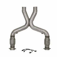 Load image into Gallery viewer, BBK 1658 FITS 11-14 Mustang 5.0 Short Mid X Pipe With Catalytic Converters 3.0 For Long Tube Headers