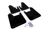 Rally Armor MF13-UR-BLK/GRY FITS: 1998-2002 Subaru Forester UR Black Mud Flap w/ Grey Logo