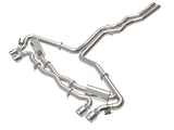 aFe 49-36448-P FITS 20-22 Audi RS6 Avant V8 4L(tt) MACH Force-Xp 3in to 2.5in 304 SS Cat-Back Exhaust w/Polished Tip
