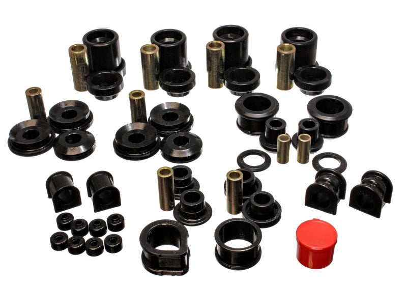 Energy Suspension 7.18105G - 90-96 Nissan 300ZX Black Hyper-Flex Master Bushing Set (Sway bar end link bushings