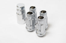 Load image into Gallery viewer, Wheel Mate 32901SS - 12x1.25 48mm Muteki SR48 Silver Open End Locking Lug Nut Set of 4