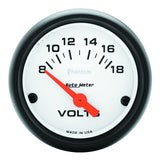 AutoMeter 5791 FITS Autometer Phantom 52mm 8-18V Electronic Voltmeter Gauge