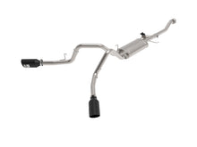 Load image into Gallery viewer, aFe 49-33129-B FITS Gemini XV 3in 304 SS Cat-Back Exhaust 2021 Ford F-150 V6 2.7L/3.5L (tt)/V8 5.0L w/ CO Black Tips