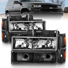 Load image into Gallery viewer, ANZO 111505 FITS: 88-98 Chevrolet C1500 Crystal Headlights Black