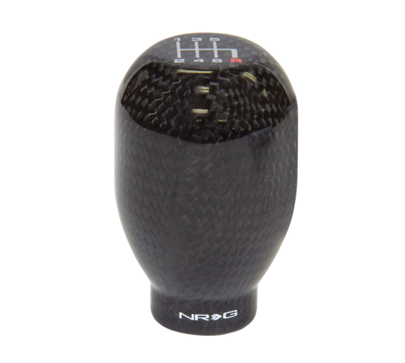 NRG SK-100BC-1-W - Universal Shift Knob 42mmHeavy Weight 480G / 1.1Lbs.Black Carbon Fiber (6 Speed)