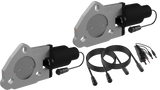 QTP QTEC50 FITS 2.5in Bolt-On QTEC Dual Electric Cutout ValvesPair